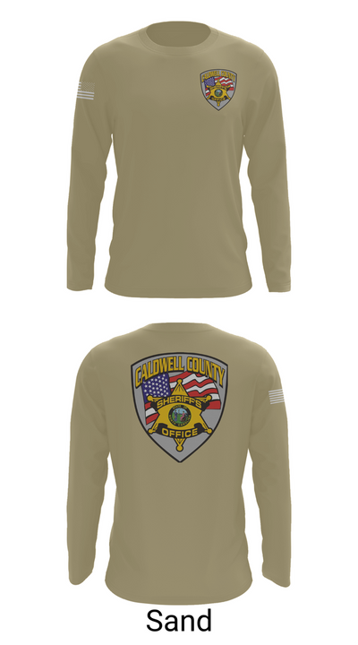 Caldwell County Sheriff's Office 64628956 Long Sleeve Performance Shirt 82