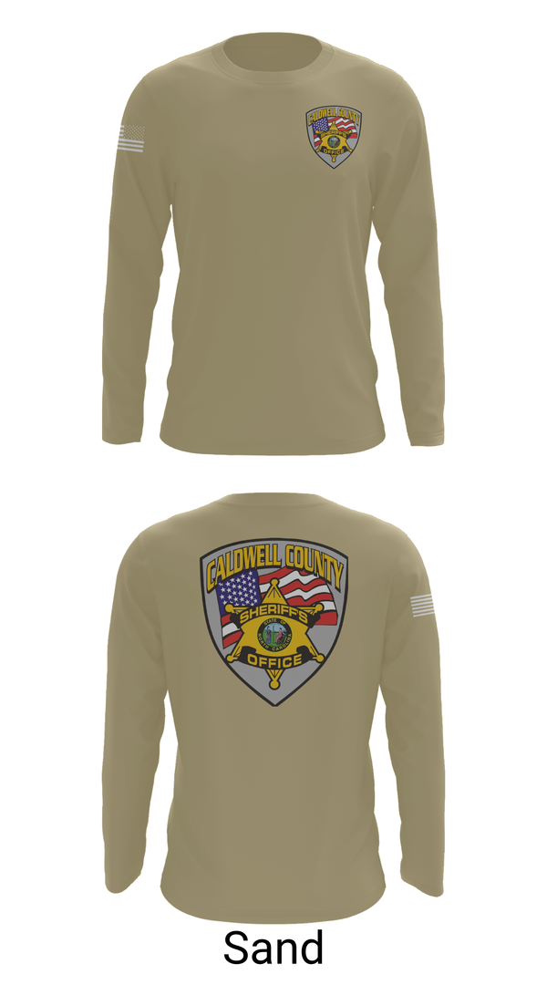 Long Sleeve Performance Shirt, Caldwell County Sheriff's Office, , Teamtime, Team time, sublimation, custom sports apparel, team uniforms, spirit wear, spiritwear, sports uniforms, custom shirts, team store, custom team store, fundraiser sports, apparel fundraiser