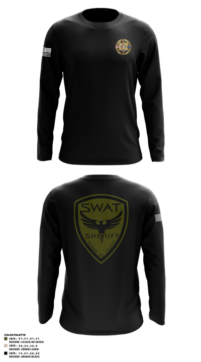 SWAT 37842893 Long Sleeve Performance Shirt 3