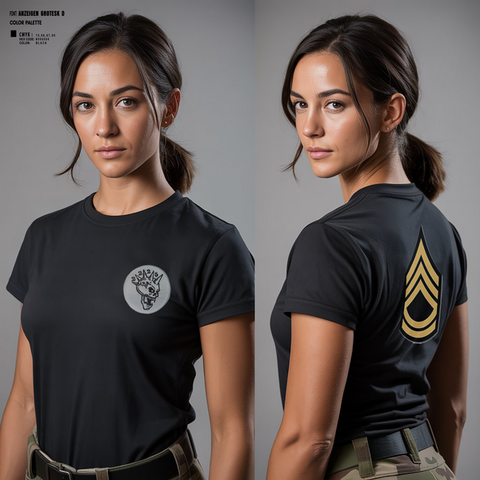 Womens Short Sleeve Vneck Shirt, 2225th MRBC, , Teamtime, Team time, sublimation, custom sports apparel, team uniforms, spirit wear, spiritwear, sports uniforms, custom shirts, team store, custom team store, fundraiser sports, apparel fundraiser