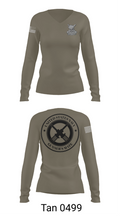 GUNNERSMATE 50688941 Women's Long Sleeve V-neck Shirt - 73