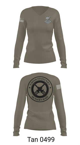 Womens Long Sleeve Vneck Shirt, GUNNERSMATE, , Teamtime, Team time, sublimation, custom sports apparel, team uniforms, spirit wear, spiritwear, sports uniforms, custom shirts, team store, custom team store, fundraiser sports, apparel fundraiser