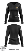 205th TPASE 28431201 Women's Long Sleeve V-neck Shirt - 3