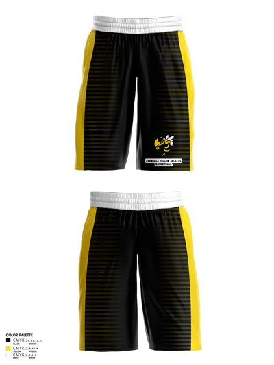 Ferndale Yellow Jackets 93326074 Mens Basketball Shorts 2