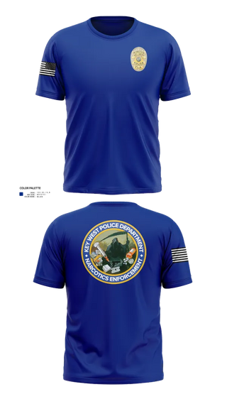 Short Sleeve Performance Shirt, Key West Police Department, , Teamtime, Team time, sublimation, custom sports apparel, team uniforms, spirit wear, spiritwear, sports uniforms, custom shirts, team store, custom team store, fundraiser sports, apparel fundraiser