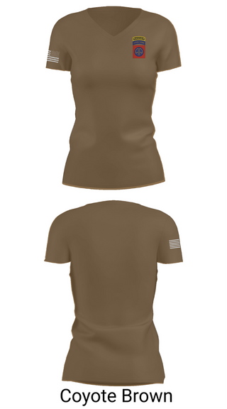 Womens Short Sleeve Vneck Shirt, 82nd airborne Division, , Teamtime, Team time, sublimation, custom sports apparel, team uniforms, spirit wear, spiritwear, sports uniforms, custom shirts, team store, custom team store, fundraiser sports, apparel fundraiser