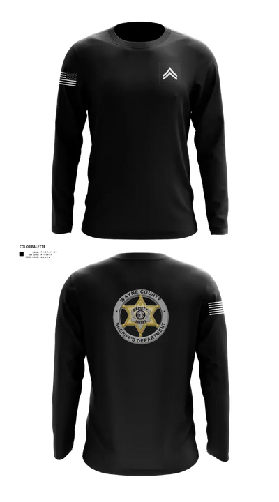 Wayne County Sheriff’s Department 8145507 Long Sleeve Performance Shirt 1