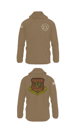 Windbreaker, Evangeline Parish Sheriffs Office S.R.T, Police, Teamtime, Team time, sublimation, custom sports apparel, team uniforms, spirit wear, spiritwear, sports uniforms, custom shirts, team store, custom team store, fundraiser sports, apparel fundraiser