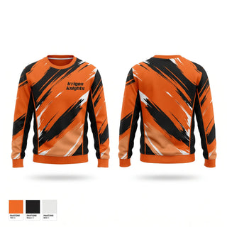 Crew Neck Sweatshirt, Irrigon Knights, Wrestling, Teamtime, Team time, sublimation, custom sports apparel, team uniforms, spirit wear, spiritwear, sports uniforms, custom shirts, team store, custom team store, fundraiser sports, apparel fundraiser