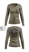 2nd area command 59908555 Women's Long Sleeve V-neck Shirt - 21
