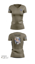 Fort Leonard Wood Basic Military Police Schoolhouse Instructors & Faculty 37360083 Women's Short Sleeve V-neck Shirt - 22