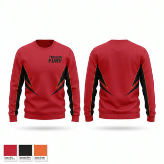 Crew Neck Sweatshirt, Tucson Fury, Softball, Teamtime, Team time, sublimation, custom sports apparel, team uniforms, spirit wear, spiritwear, sports uniforms, custom shirts, team store, custom team store, fundraiser sports, apparel fundraiser