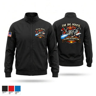 Windbreaker, Columbia Airport Fire, Fire Department, Teamtime, Team time, sublimation, custom sports apparel, team uniforms, spirit wear, spiritwear, sports uniforms, custom shirts, team store, custom team store, fundraiser sports, apparel fundraiser