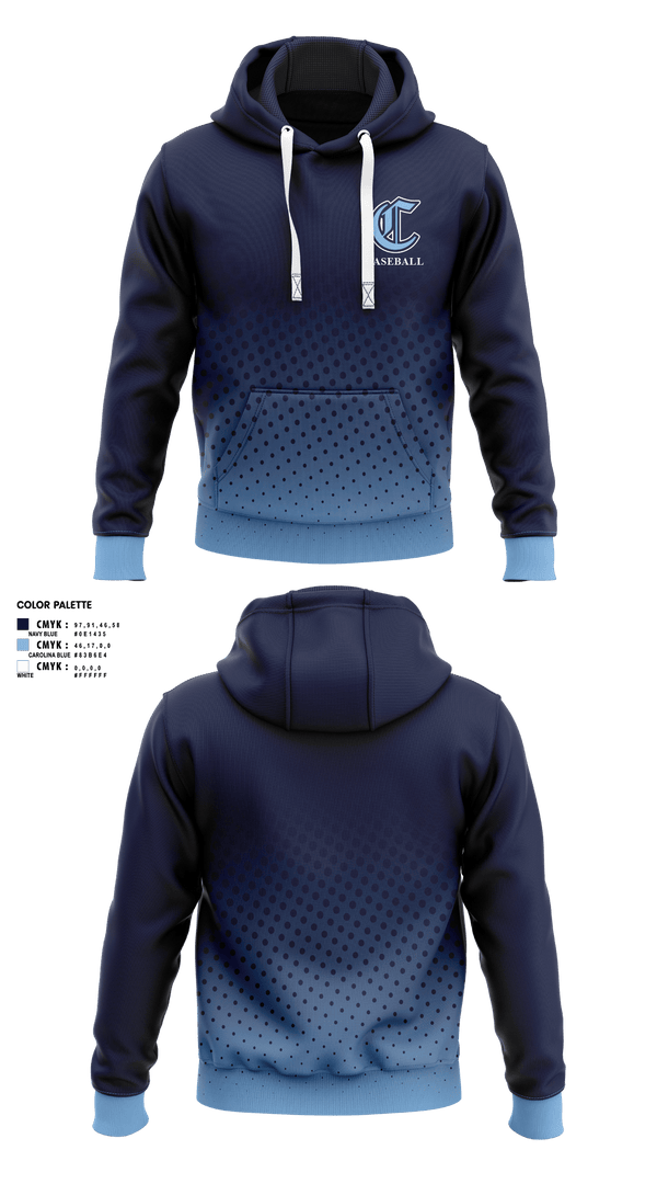 Hoodie, Bishop Canevin, Baseball, Teamtime, Team time, sublimation, custom sports apparel, team uniforms, spirit wear, spiritwear, sports uniforms, custom shirts, team store, custom team store, fundraiser sports, apparel fundraiser