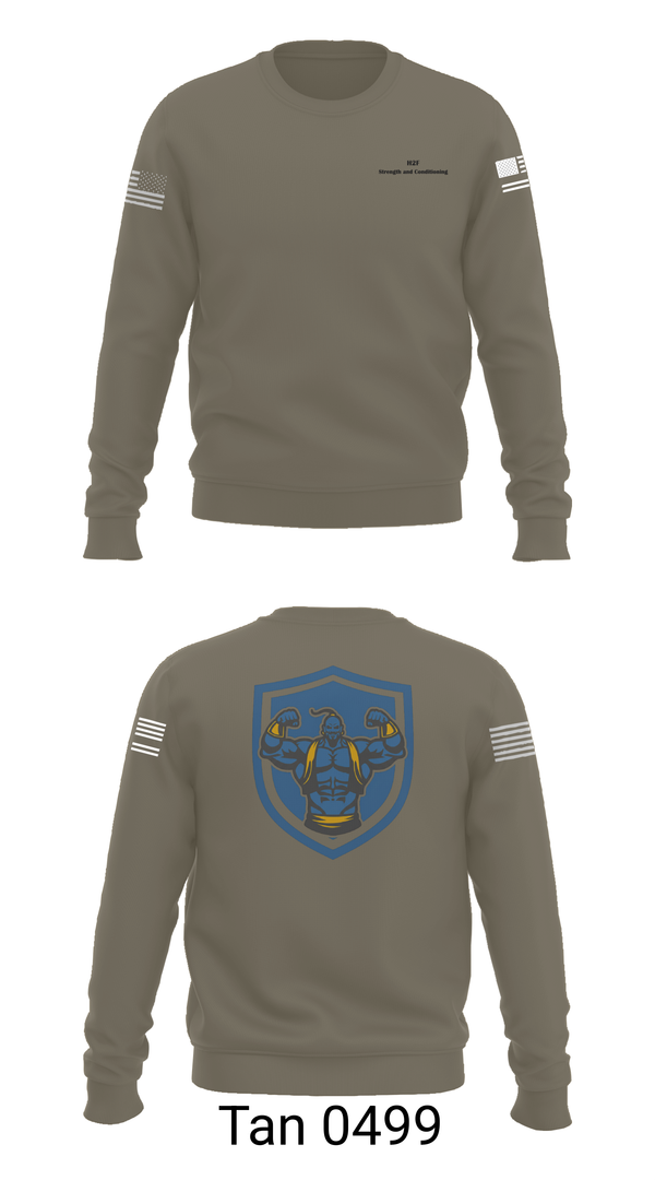 Crew Neck Sweatshirt, 3rd Chemical Brigade H2F, Army, Teamtime, Team time, sublimation, custom sports apparel, team uniforms, spirit wear, spiritwear, sports uniforms, custom shirts, team store, custom team store, fundraiser sports, apparel fundraiser