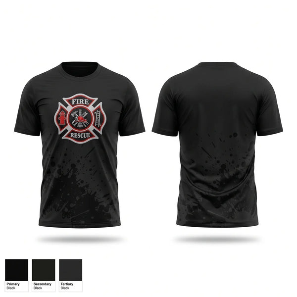 Firefighter Department Short Sleeve Performance Shirt - 2