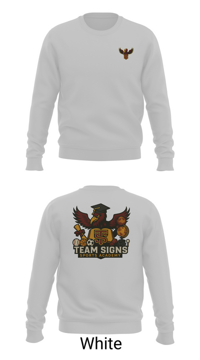 Team Signs Sports Academy 72258111 Crew Neck Sweatshirt - 2