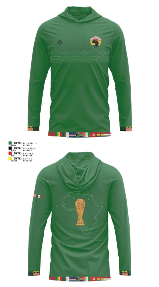 Long Sleeve Performance Shirt with hood, GHANSU W.C. 2026, Men's Soccer, Teamtime, Team time, sublimation, custom sports apparel, team uniforms, spirit wear, spiritwear, sports uniforms, custom shirts, team store, custom team store, fundraiser sports, apparel fundraiser