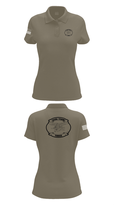 SEAL team 3 31272600 Women's Short Sleeve Performance Polo  - 71