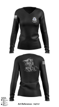106th IEW Battalion Women's Long Sleeve V-neck Shirt - 5