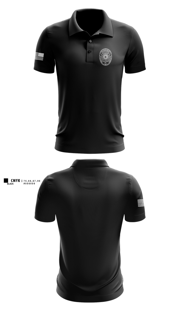 Short Sleeve Performance Polo, Shamokin City Police, Police, Teamtime, Team time, sublimation, custom sports apparel, team uniforms, spirit wear, spiritwear, sports uniforms, custom shirts, team store, custom team store, fundraiser sports, apparel fundraiser