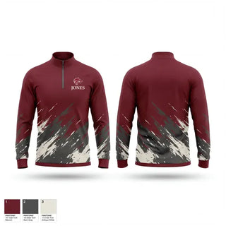 Quarter Zip Jacket, Lincoln Wolves, , Teamtime, Team time, sublimation, custom sports apparel, team uniforms, spirit wear, spiritwear, sports uniforms, custom shirts, team store, custom team store, fundraiser sports, apparel fundraiser