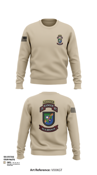 3rd/75th Ranger Regiment 63467571 Crew Neck Sweatshirt - 101