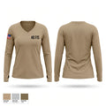 48 FIS Women's Long Sleeve V-neck Shirt - 1