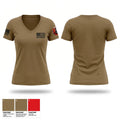 656 Transportation Co Women's Short Sleeve V-neck Shirt - 1