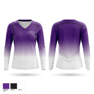 Womens Long Sleeve Vneck Shirt, Century, Tennis, Teamtime, Team time, sublimation, custom sports apparel, team uniforms, spirit wear, spiritwear, sports uniforms, custom shirts, team store, custom team store, fundraiser sports, apparel fundraiser