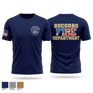 Short Sleeve Performance Shirt, Socorro Fire Department, Fire Department, Teamtime, Team time, sublimation, custom sports apparel, team uniforms, spirit wear, spiritwear, sports uniforms, custom shirts, team store, custom team store, fundraiser sports, apparel fundraiser