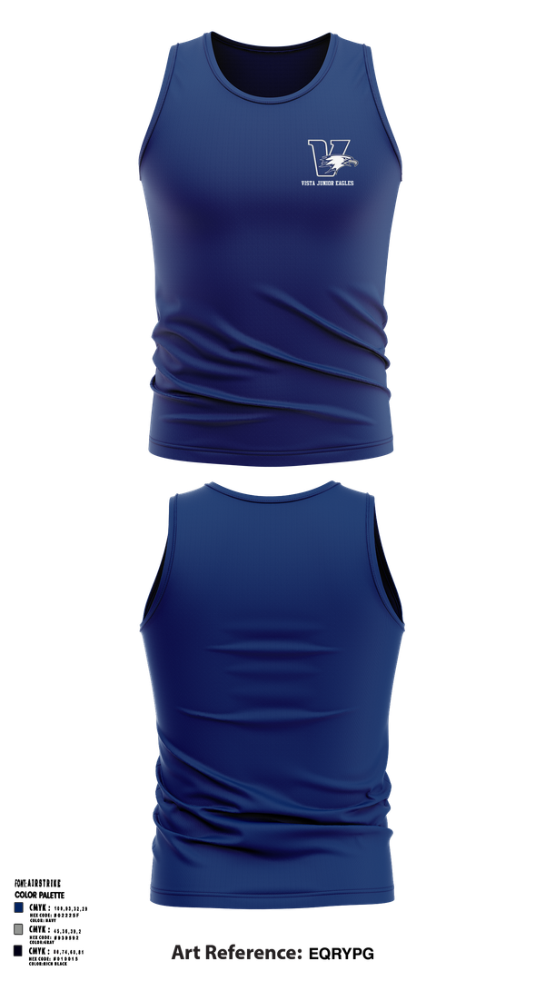 Tank Top, Vista Junior Eagles, , Teamtime, Team time, sublimation, custom sports apparel, team uniforms, spirit wear, spiritwear, sports uniforms, custom shirts, team store, custom team store, fundraiser sports, apparel fundraiser