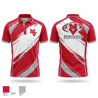Monument Valley mustangs Short Sleeve Performance Polo - 1