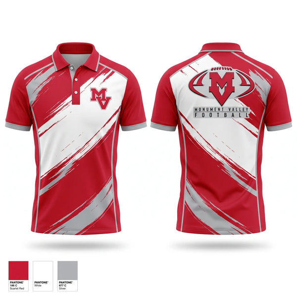 Short Sleeve Performance Polo, Monument Valley mustangs, , Teamtime, Team time, sublimation, custom sports apparel, team uniforms, spirit wear, spiritwear, sports uniforms, custom shirts, team store, custom team store, fundraiser sports, apparel fundraiser