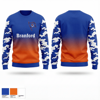 Crew Neck Sweatshirt, Branford, , Teamtime, Team time, sublimation, custom sports apparel, team uniforms, spirit wear, spiritwear, sports uniforms, custom shirts, team store, custom team store, fundraiser sports, apparel fundraiser