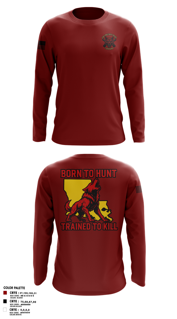 Long Sleeve Performance Shirt, 239th Military Police Company, , Teamtime, Team time, sublimation, custom sports apparel, team uniforms, spirit wear, spiritwear, sports uniforms, custom shirts, team store, custom team store, fundraiser sports, apparel fundraiser