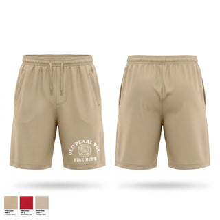 Athletic Shorts With Pockets, Old Pearl Vol. Fire Department, Fire Department, Teamtime, Team time, sublimation, custom sports apparel, team uniforms, spirit wear, spiritwear, sports uniforms, custom shirts, team store, custom team store, fundraiser sports, apparel fundraiser