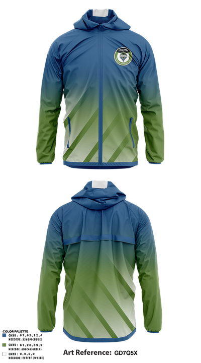Basin Sounders 97152323 Windbreaker - 3