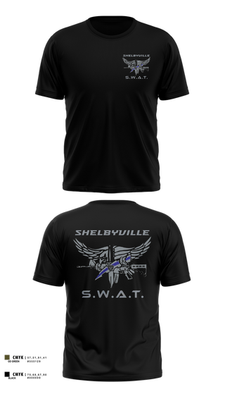 Old School Cotton Feel Shirt, Shelbyville SWAT, Police, Teamtime, Team time, sublimation, custom sports apparel, team uniforms, spirit wear, spiritwear, sports uniforms, custom shirts, team store, custom team store, fundraiser sports, apparel fundraiser