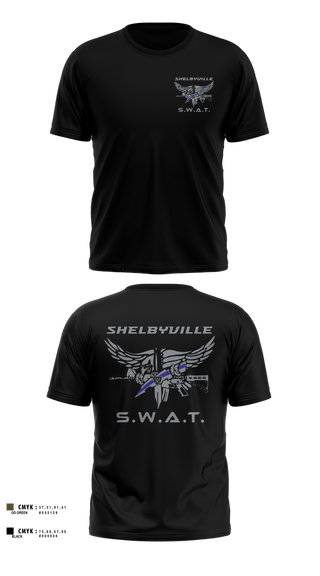Short Sleeve Performance Shirt, Shelbyville SWAT, Police, Teamtime, Team time, sublimation, custom sports apparel, team uniforms, spirit wear, spiritwear, sports uniforms, custom shirts, team store, custom team store, fundraiser sports, apparel fundraiser