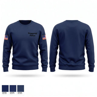 Crew Neck Sweatshirt, Pepperell Police, Police, Teamtime, Team time, sublimation, custom sports apparel, team uniforms, spirit wear, spiritwear, sports uniforms, custom shirts, team store, custom team store, fundraiser sports, apparel fundraiser