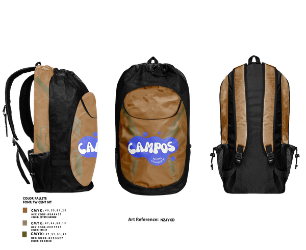 Gear Bag, Capixaba, Women's Volleyball, Teamtime, Team time, sublimation, custom sports apparel, team uniforms, spirit wear, spiritwear, sports uniforms, custom shirts, team store, custom team store, fundraiser sports, apparel fundraiser