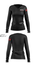Talos Security Women's Long Sleeve V-neck Shirt - 21