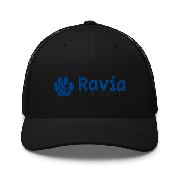 Ravia Middle School Basketball Retro Trucker Hat | Yupoong 6606