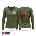 North Apollo VFD Women's Long Sleeve V-neck Shirt - 1