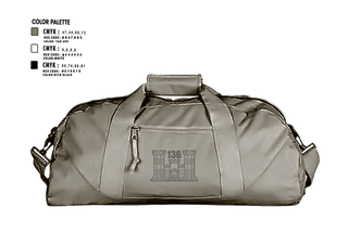 Duffle Bag, 136 EVCC, Army, Teamtime, Team time, sublimation, custom sports apparel, team uniforms, spirit wear, spiritwear, sports uniforms, custom shirts, team store, custom team store, fundraiser sports, apparel fundraiser
