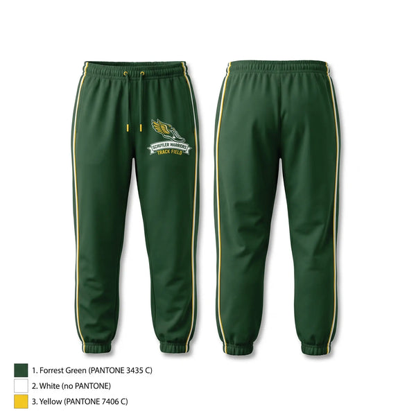 Sweatpants, Schuyler High School, Track & Field, Teamtime, Team time, sublimation, custom sports apparel, team uniforms, spirit wear, spiritwear, sports uniforms, custom shirts, team store, custom team store, fundraiser sports, apparel fundraiser