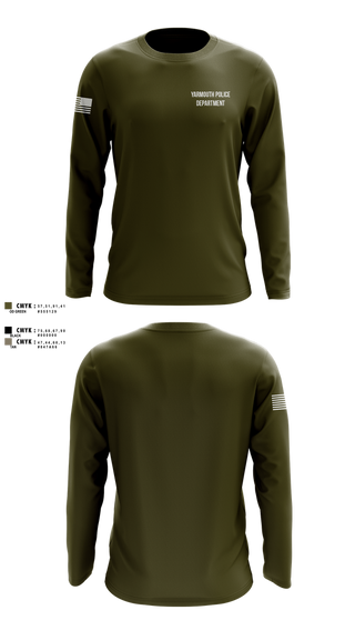 Long Sleeve Performance Shirt, YARMOUTH POLICE DEPARTMENT, Police, Teamtime, Team time, sublimation, custom sports apparel, team uniforms, spirit wear, spiritwear, sports uniforms, custom shirts, team store, custom team store, fundraiser sports, apparel fundraiser