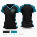 Swift Creek Middle School 1959618 Women's Short Sleeve V-neck Shirt - 1