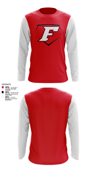 Long Sleeve Performance Shirt, Cap City Force - Gray, Softball, Teamtime, Team time, sublimation, custom sports apparel, team uniforms, spirit wear, spiritwear, sports uniforms, custom shirts, team store, custom team store, fundraiser sports, apparel fundraiser